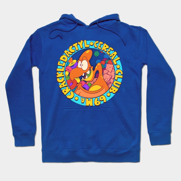 The CrackleDactyl Cereal Club Official Member Tee Hoodie by The Devl